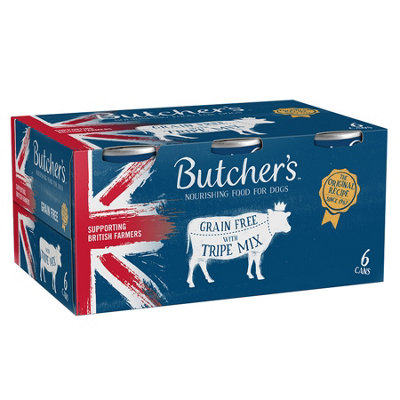 Butcher's Tripe Dog Food Cans 6x400g (Pack of 4) Price Comparisons | Compare The Build