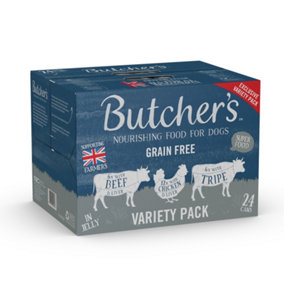 Butcher's Variety Recipes Dog Food Cans 24x400g