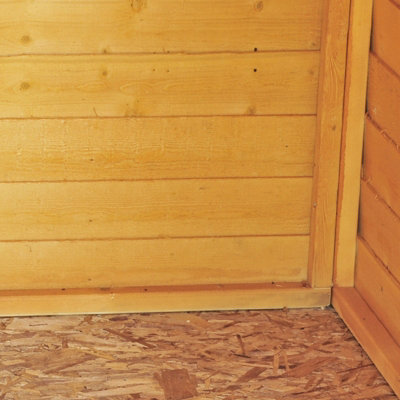 Bute Shiplap Apex Double Doors Tongue and Groove Garden Shed Workshop Approx 4 x 6 Feet - 3