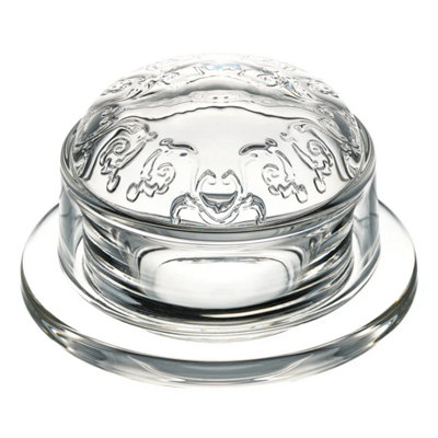 Butter Dish: La Rochere Versailles Butter Dish, Glass
