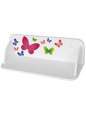 Butterflies Wooden Wall Mounted Bookshelf