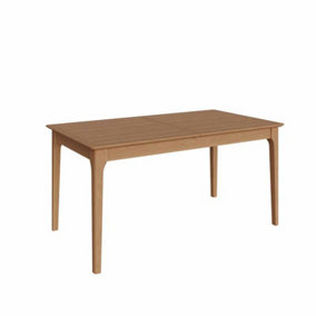 Butterfly Dining Extending Table - Plywood/Pine/MDF - L160 x W90 x H78 cm - Light Oak