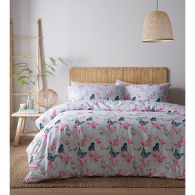 Butterfly Garden Double Duvet Cover and Pillowcases