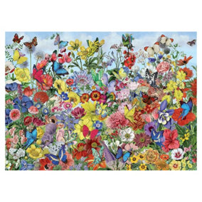 Butterfly Garden Jigsaw Puzzle 1000 Pieces