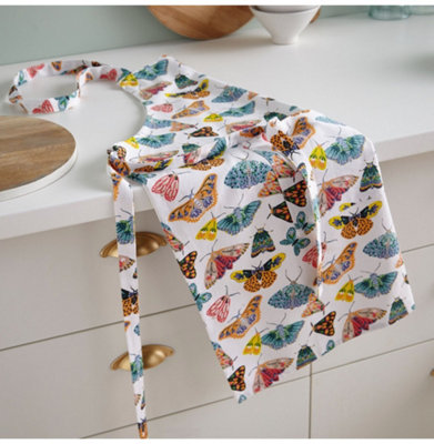 Butterfly House Animal Print 100% Cotton Apron