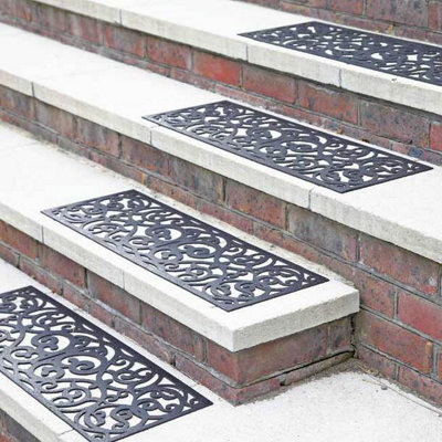 Butterfly Step Traction Treads for Safer Stylish Steps - Pack of 4