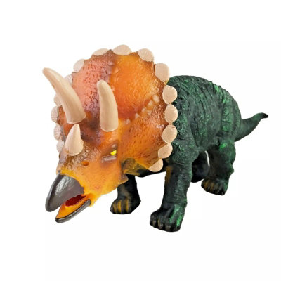 Brown Triceratops Dinosaur Stuffed Animal