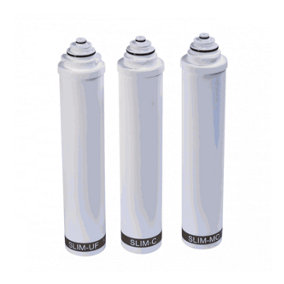 BWT AQA drink Pure Slim 3 Trio Drinking water system replacement filter set - 3 filter cartridges (TRIOCARTPACK)