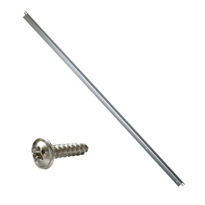 C Channel Awning Rail - 3 x 100cm strips - 4