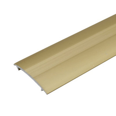 C68 36mm Anodised Aluminium Carpet Cover Strip Profile - Gold, 1.0m