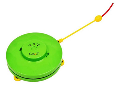 CA&T Cat Flying Feather & Hiding Mouse Game Interactive Teaser Toy