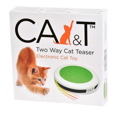 CA&T Cat Interactive Toy Chase Game Fast Moving Teaser Hunter
