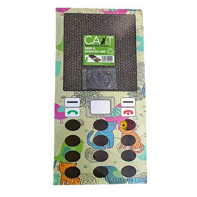 CA&T Cat  Interactive Treat Game Hide & Seek Scratch Play Toy Cat Nip Adult