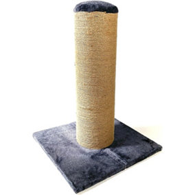 CA&T Ultimate Fat Boy Cat Scratching Mega Post Tower Grey Large