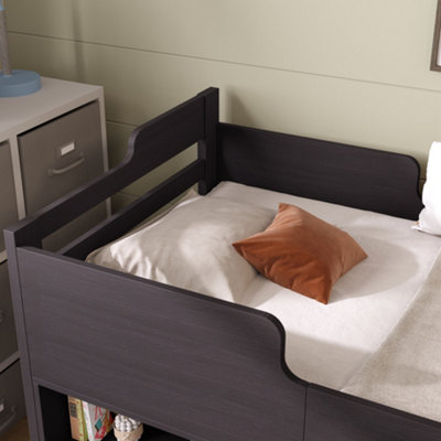 Cabin Bed Mid Sleeper Bed Frame Storage Kids Wooden bed with Drawers ...
