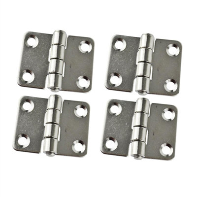 Cabin Door Hinges 4 PACK Stainless Steel Boat Yacht Motor Home Locker Marine