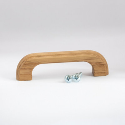 Cabinet Door Oak Handle and Drawer Pull 112mm