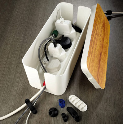 How to Hide Cords: DIY Cord Organizer