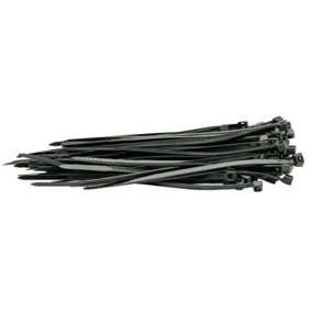 Cable Ties, 2.5 x 100mm, Black (Pack of 100) (70389)
