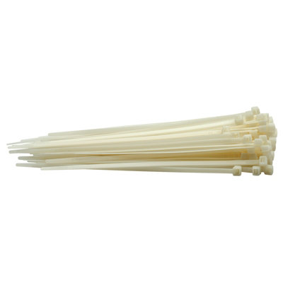 Cable Ties, 4.8 x 200mm, White Pack of 100 70394