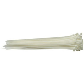 Cable Ties, 4.8 x 300mm, White (Pack of 100) (70399)