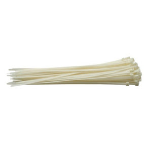 Cable Ties, 7.6 x 400mm, White (Pack of 100) (70404)