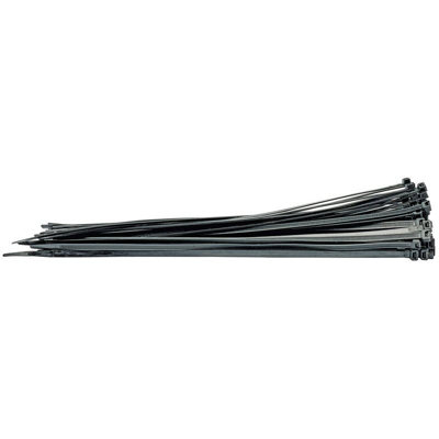 Cable Ties, 8.8 x 500mm, Black (Pack of 100) (70408)