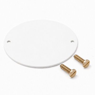 CableShield PVC Circular Conduit Box Lid with Screws, for 25 mm Box ...