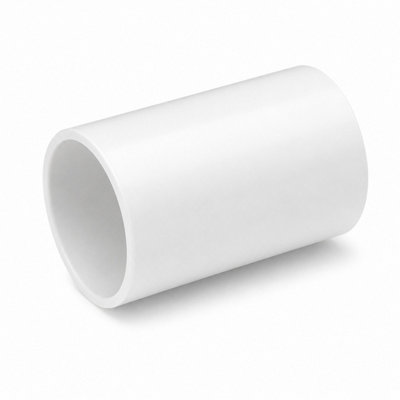 CableShield uPVC Conduit Coupler, 20 mm, White, Pack of 1