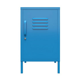 Cache metal locker with 1 door in blue