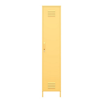 Cache Metal Locker with 1 Door Yellow