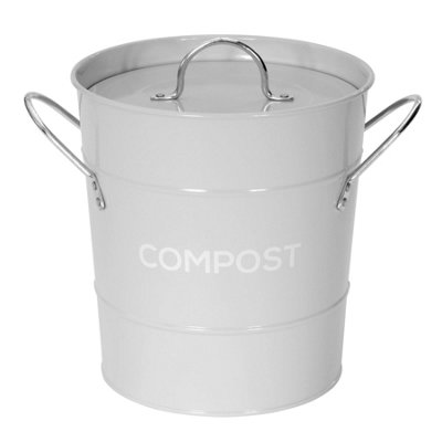 Caddy Company Compost Pail - Light Grey