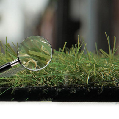 Cadiz 40mm Artificial Grass,, Pet-Friendly Artificial Grass, 10 Years Warranty, Plush Fake Grass-12m(39'4") X 4m(13'1")-48m²