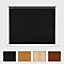 Caecus Blinds 25mm Woodgrain PVC Venetian Blind Black 120cm x 210cm