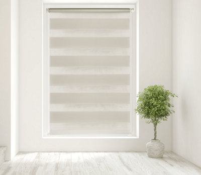 Caecus Blinds Day & Night Zebra Roller Blind Natural 170cm