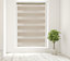 Caecus Blinds Day & Night Zebra Roller Blind Taupe 160cm