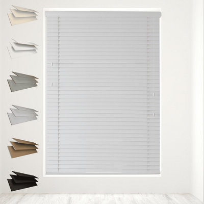 Caecus Blinds Faux Wood String 70cm x 250cm | DIY at B&Q
