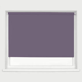Caecus Blinds Made to Measure Blackout Premium 32mm Roller Blind Amparo Grape Up to 90cm Width x Up to 160cm Drop