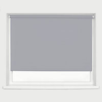 Caecus Blinds Made to Measure Blackout Premium 32mm Roller Blind Mid Grey Up to 120cm Width x Up to 240cm Drop