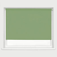 Caecus Blinds Made to Measure Blackout Premium 32mm Roller Blind Vine Green Up to 120cm Width x Up to 240cm Drop