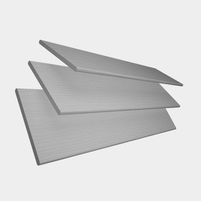 Caecus Blinds Made To Measure Faux Wood Venetian Blind Tapes Light Grey 90cm Width x 200cm Drop