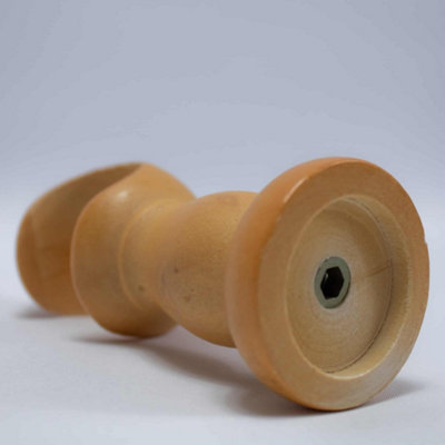 Caecus Wooden Poles 28mm 120cm Cream Includes 12 Rings