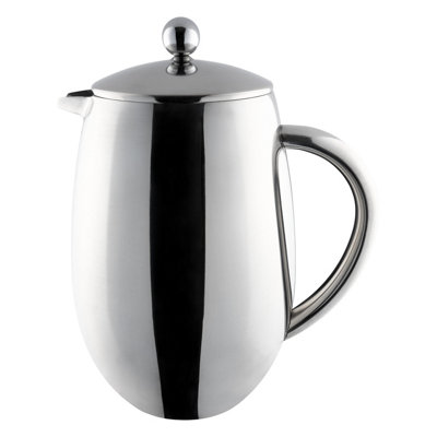 Café Olé BFD Cafetière, 800ml / 2-3 Mugs / 6 Espresso Cups, Mirror ...
