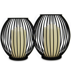 Cage Candle Holders Set of 2 - M&W