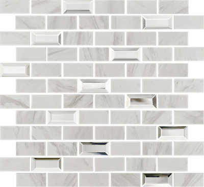 Calacatta Luxe Mosaic Tile Sheet - House of Mosaics