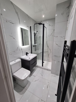 Calacutta Marble Effect Polished Rectified 600mm x 600mm Porcelain Wall & Floor Tiles (Pack of 4 w/ Coverage of 1.44m2) - 3