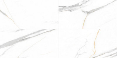 Calcatta White  VILO SPC Wall Panel Pack of 4 1200mm x 600mm per tile 2.88m2 total coverage