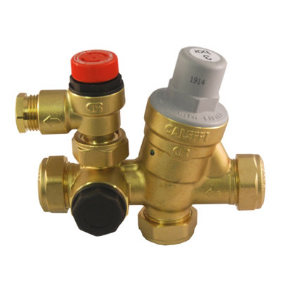 Caleffi - 22mm Inlet Control Multibloc Valve Group 533002CST / F0001021