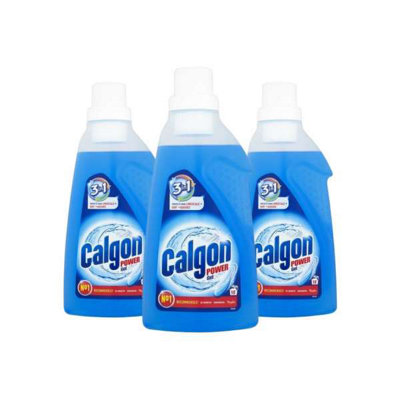 Calgon 3 in 1 Power Gel Water Softener 750ml Pack of 3 DIY at B&Q