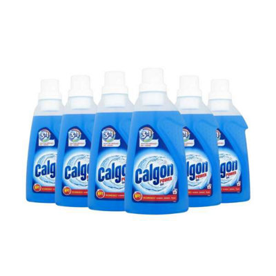 Calgon 3 in 1 Power Gel Water Softener 750ml - Pack of 6